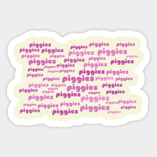 Piggies Sticker